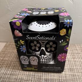 Sc-292 Scentsational Scentsationals Color Changing Skull Wax Warmer