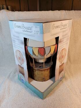 017-76019 Scentsationals Aroma Breeze By - Metal Hot Air Ballon Fan Fragrance Blower