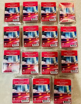 020750 Scentsationals Inch Girlfriend Night Wax Cubes Calming Relaxing 2.5oz Lot Of 15