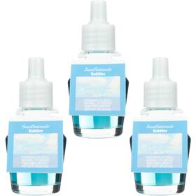 028-021-50008 Scentsationals Fragrance Oil Plug In Air Freshener Refills 3-pack - Bubbles Compatible Wit
