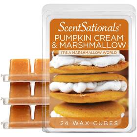 032-021-45062 Scentsationals Fall Wax Melts Cubes Strong Scent - Pumpkin Spice Marshmallow