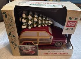 Scentsationals 033-001-78034 Station Wagon Ceramic Wax Warmer Christmas Plug-in Novelty