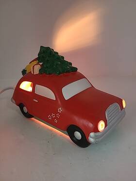 033-001-78076 Scentsationals Christmas Vacation Car Tree Glow Headlights No Plate