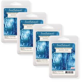 Scentsationals 320603547506 Wax Melts Cubes Strong Scent - Rainy Day Long Lasting Scented Melt