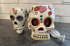Scentsationals 843283101237 Sugar Skull - De Los Muertos Accent Wax Warmer Set By