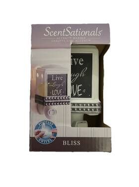 Sp-261 Scentsationals 843283102432 New Live Laugh Love Accent Wax Warmer Wall Plug. #sp-261. Nib
