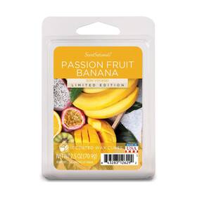 Scentsationals 843283126292 Scented Wax Cubes Passion Fruit Banana For Home Warmer Fragrance Melt Pack