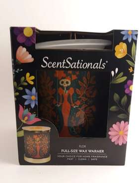 Scentsationals 843283127541 Day Of The Dead Flor Full Size Wax Burner Warmer New