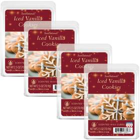 Scentsationals 843283135171 Wax Melts Cubes Strong Scent - Cozy Treats Collection Iced Vanilla Cooki Scentsationals 843283135171 Wax Melts Cubes Strong Scent - Cozy Treats Collection Iced Vanilla Cooki
