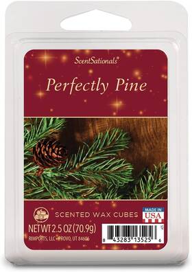 Scentsationals 843283135256 Christmas Wax Melts Cubes Strong Scent - Holiday Collection
