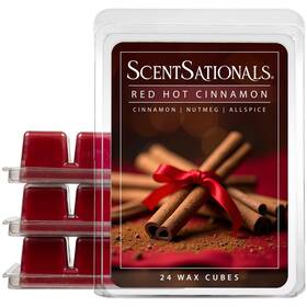 Scentsationals 843283136307 Wax Melts Cubes Strong Scent Cozy Treats Collection Red