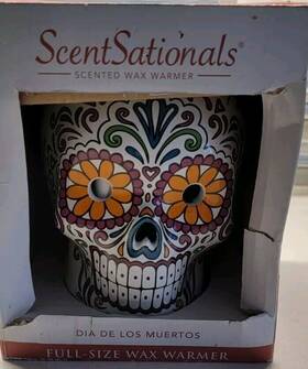 Scentsationals 843283138639 Sugar Skull Full Size Wax Warmer Nib