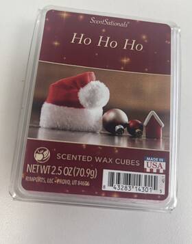 Scentsationals 843283143015 7 Packs Scented Wax Cubes 2.5 Oz Ho Christmas Santa Holiday