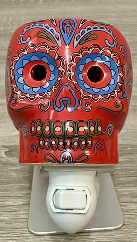 Scentsationals 843283150471 Sugar Skull Wax Warmer Plug-in Dia De Los Muertos
