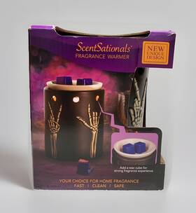 Scentsationals 843283159818 New Skully Peace And Love Skeleton Arm Ceramic Fragrance Wax Warmer