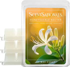 Scentsationals 843283171346 Wax Melts Cubes Strong Scent - Honeysuckle Nectar Long Las