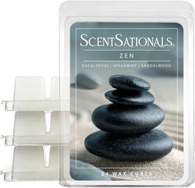 Scentsationals 843283171377 Wax Melts Cubes Strong Scent -zen - Long Lasting Scented Mel