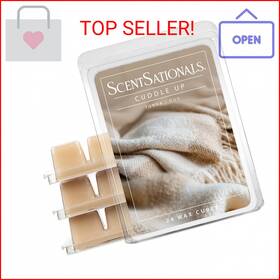 Scentsationals 843283173005 Cuddle Up Scented Wax Melts - Tonka And Oud Scents 10oz 24 Cubes