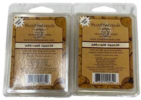Scentsationals 877991000629 2 Pk Wickless Fragrance Cubes Wax Discontinued Oatmeal Cookie