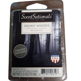 Scentsationals 877991043107 Ebony Woods Mysterious Wax Cubes Le 2.5 Oz Discontinued New