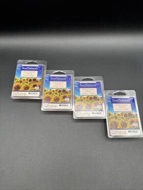 Scentsationals 877991052826 Scented Wax Fragrance Melts -sunflower Fields- 4pack Cubes