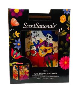 Mc-242 Scentsationals Wax Warmer Full Size Day Of The Dead Fragrance Fiesta