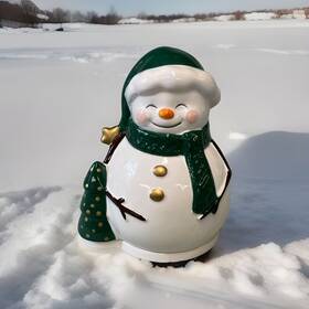 Sc-381 Scentsationals Snowy Fragrance Warmer Wax Christmas Snowman Limited Edition Nob