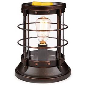 Wmt-34969089 Scentsationals Wax Melt Warmer For Scented Melts - Edison Collection Bronze