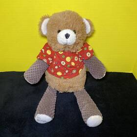 Scentsy 074299137082 Buddy Plush Bear Sasha Red Shirt Scent Holder Sweet Pea And Vanilla 16 Inch