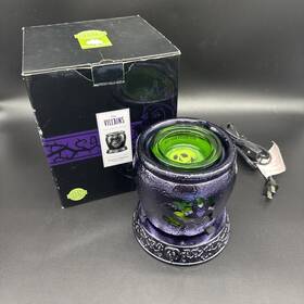 11-65290 Scentsy Disney Villains Warmer Maleficent Ursula Queen With Bulb - Retired