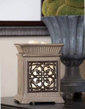 1100-19428 Scentsy Jane Full-size Warmer With 4 Scented Candle Wax Bundle