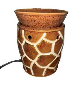 1100-23204 Scentsy Full Size Deluxe Warmer Giraffe Pattern Table Safari Collection Retired