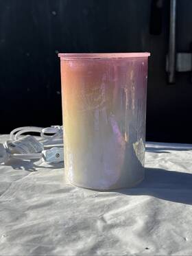 1105-67647 Scentsy Wax Warmer Cast Pink With Spring Pack Electric Full Size New