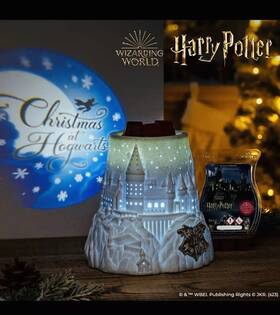 1106-88856 Scentsy Harry Potter Christmas At Hogwarts Element Warmer Projector And Bar New