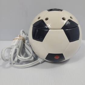110632934 Scentsy Soccer Ball Warmer Retired 2015 Of The Month Tested Working