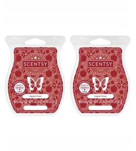 15379 Scentsy Wax Bars Apple Press 2 Pack Discontinued New Ships With Icepack