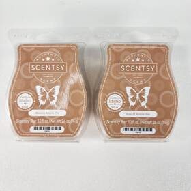 15410 Scentsy Wax Bar Baked Apple Pie 3.2 Fl. Oz Lot Of 2