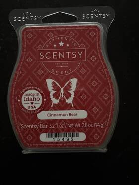 15495 Scentsy Cinnamon Bear Wax Bar New 3.2 Ounce Usa