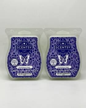 15761 Scentsy Wax Bars Huckleberry Sage Discontinued 2 Pack New Ships With Icepack