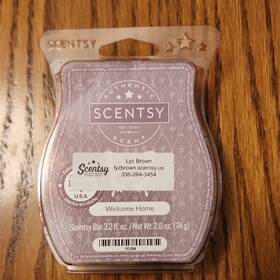 16364 Scentsy Welcome Home Wax Bar Dark Brown Scent Solid 3.2 Fl Oz 2.6