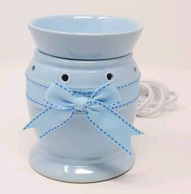 18894 Scentsy Ft Peek-a-blue Electric Wax Warmer Baby Boy Blue Nursery Retired