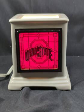 19384 Scentsy Ohio State Buckeyes Osu Square Window Picture Frame Wax Candle Warmer Read