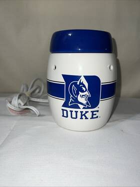 19523 Scentsy Duke University Blue Devils Candle Warmer Tested/works Rare