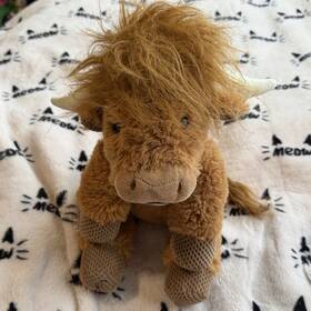 Scentsy 200324 Buddy Hamish The Highland Cow With Scent Pack Thunderstorm 18 Inch Plush