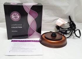 23132 Scentsy Lampshade Collection Broad Base Copper Color #23132 Retired
