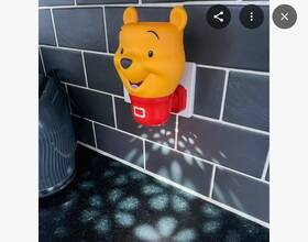 2335047200 Scentsy Disney Winnie The Pooh Wall Fan Diffuser With Light. New In Box Nib