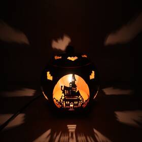 Scentsy 266420398863 Paranormal Pumpkin Warmer Halloween Fall 2021 Metal Retired