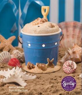 29121 Scentsy Fun In The Sun Wax Warmer - Premium Full Size New Rare