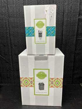 29919 Scentsy No Place Like Home Wax Warmer Brick Red House Lot With Mini Used
