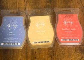 30379 Scentsy 3 Wax Bars Skinny Dippin Beach And Sweet Pea Vanilla Made In Usa